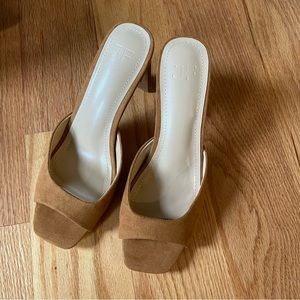 Just Fab Brown Mules - brand new, never worn